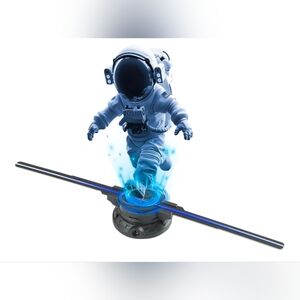 3D Hologram Fan 19.3" 3D WiFi Bluetooth LED Holographic Display Remote MSRP $120